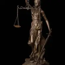 Goddess of justice медная Ремесленная Мебель Изысканные Подарки Европейская Медная скульптура домашнее украшение