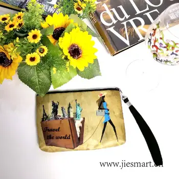 

JIESMART exclusive arts and culture collection customized sublimation printing bags no MOQ cosmetic bag L
