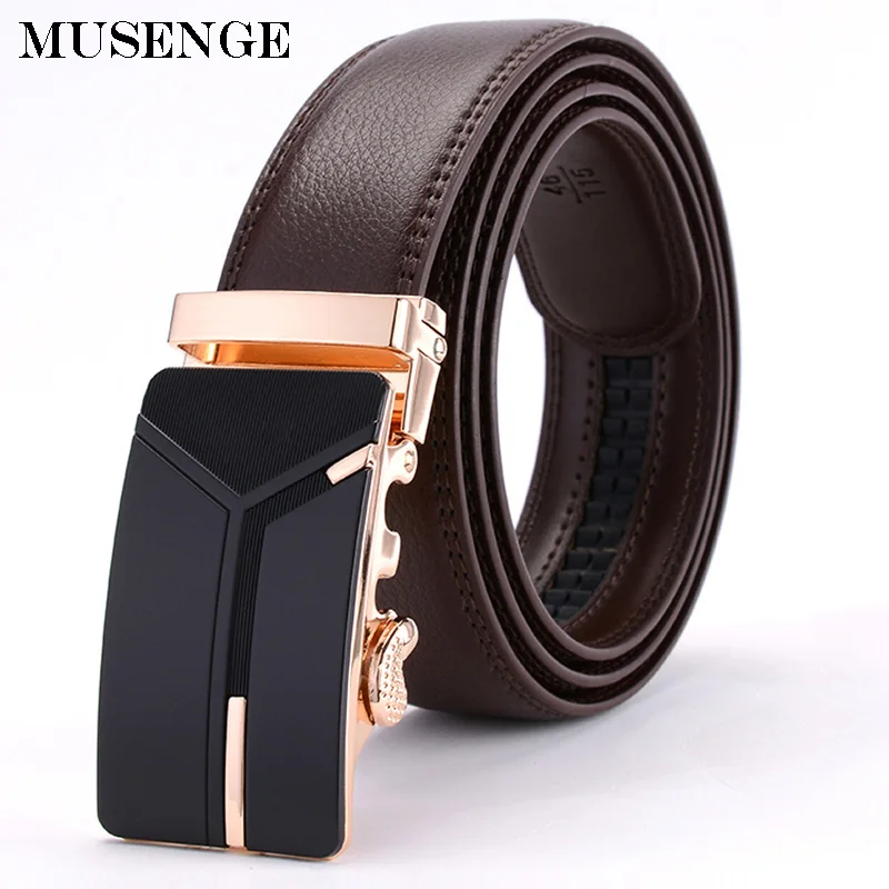 Ремень мужской из натуральной кожи с автоматической пряжкой|leather belts for men|designer