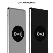 10000 мАч Внешний аккумулятор, внешний аккумулятор, Беспроводная зарядка, портативное зарядное устройство для мобильного телефона для Xiaomi Mi iphone X Note 8