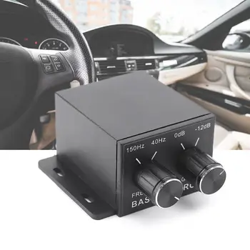

Car Audio Regulator Amplifier Bass Subwoofer Stereo Equalizer Controller 4 RCA Automobiles Adjust Line Level Volume Amplifier