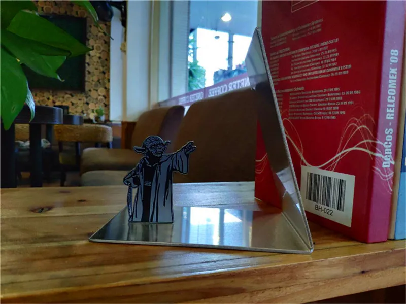 New Star с мастером Йодой из металла Bookrack в виде книжной обложки частей (по обеим