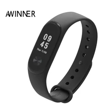 ФОТО AWINNER  Mi Band 3 Strap Barcelet Colorful Silicone Strap  Miband 3  Smart Band Accessories  XiaoMi Band 3