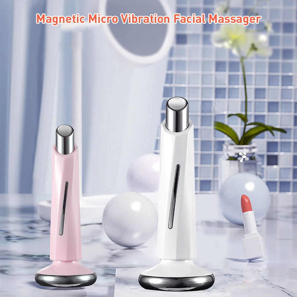  2in1 High-frequency Magnetic Vibration Facial Massage Eye Skin Lifting Treatment Wand For Fatigue A