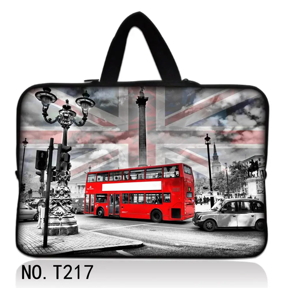 Карта мира ноутбук рукав сумка для женщин 11,6 13 13,3 14 15 15,4 15,6 17 дюймов ноутбук рукав чехол для мужчин - Цвет: london bus