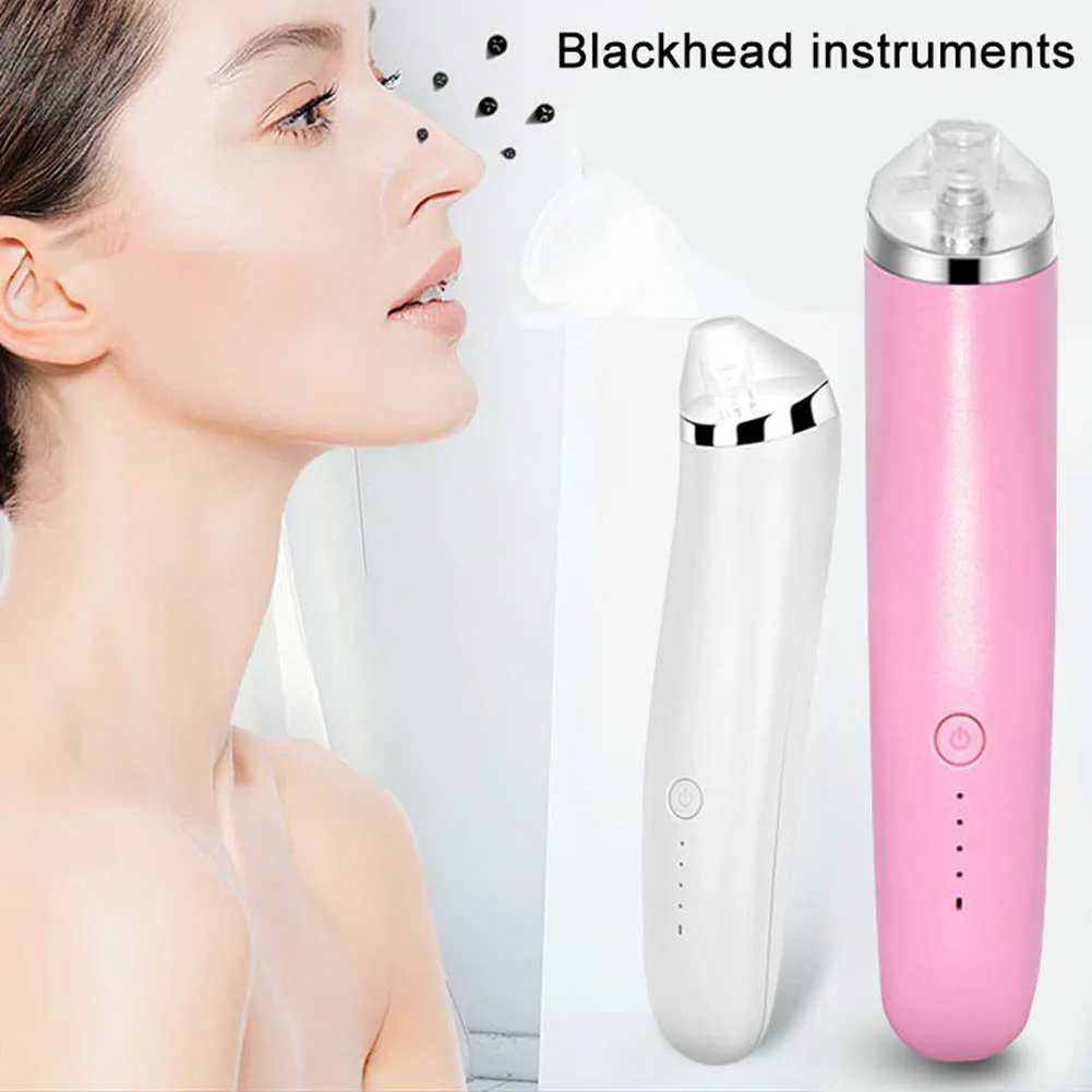 

Electric Blackhead Remover Rechargeable Skin Pore Cleaner Vacuum Suction Black Head Extractor Tools MH88