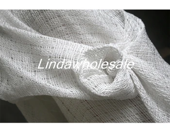 

Spring and summer hollow white cotton linen clothing linen antique fabric skirt clothing sewing material,130cm*45cm/pcs