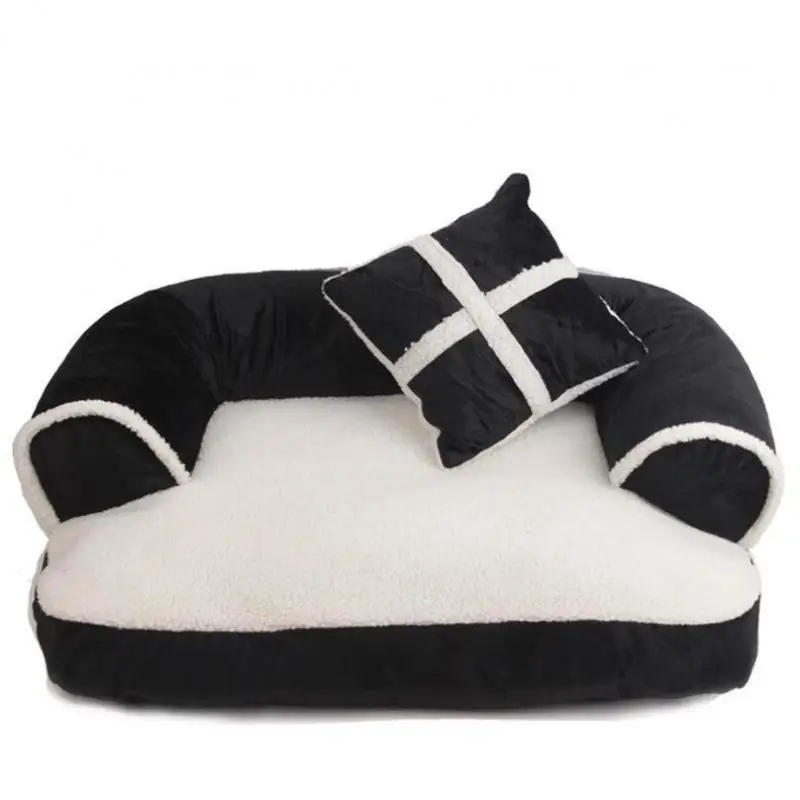 

Warm Dog Kennel Dog Beds For Large Dogs Pet Home Soft Sofa With Pillow Washed