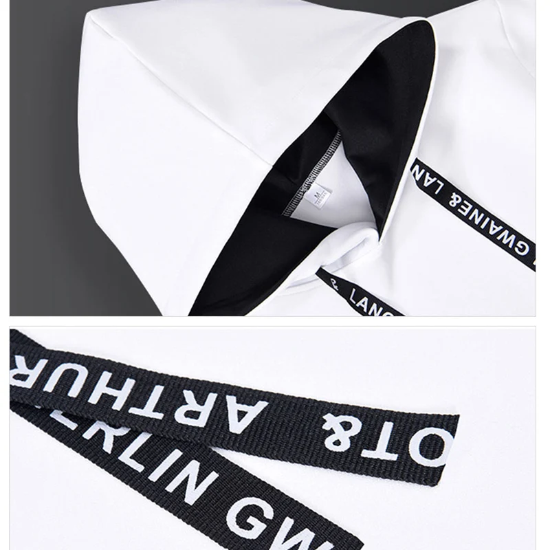 Casual Hoodie Set Men Hooded Men's Tracksuit Patchwork Spring Letter Printed Mens Sweat Suit Hoody Autumn Fitness Clothing 2019