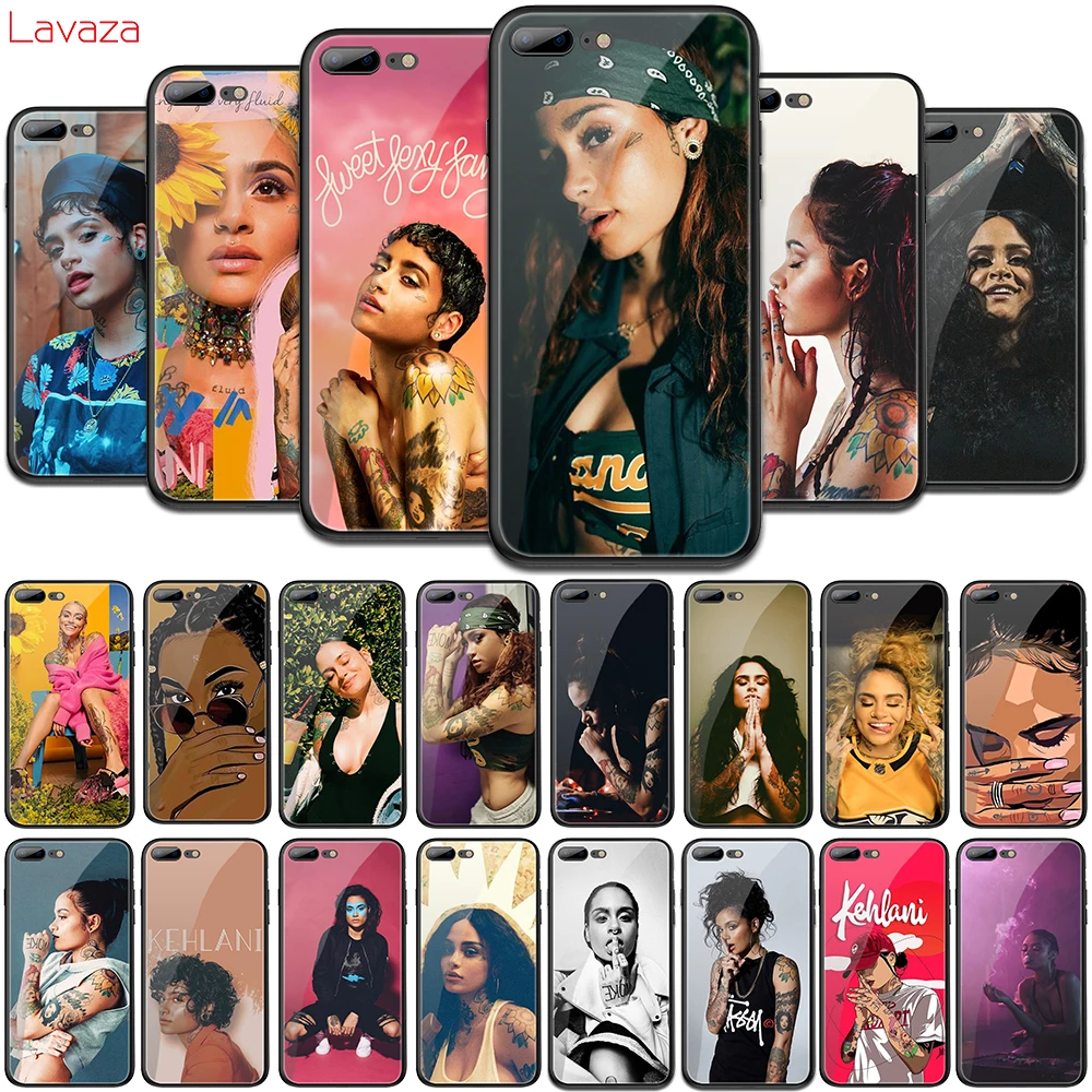 

Lavaza Kehlani Parrish Tempered Glass Soft Cover for iPhone 6 6S 7 8 Plus 5 5S SE XR X XS 11 Pro MAX Case
