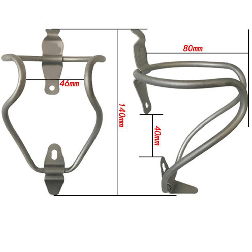 MTB mountain bike Ti Titanium outdoor Bicycle Bottle Cage Holder Riding Race Hollow Tube Durable Quick Release Bicycle Accessory