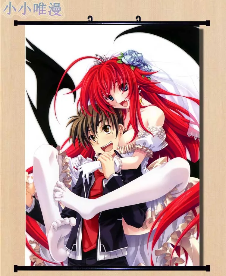 Аниме старшая школа DxD Himejima Akeno & Toujou Koneko Irina Shidou Rias Gremory домашний Декор настенный