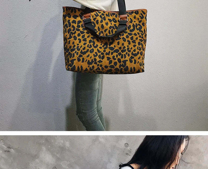 luxury brand women leopard bag handbags female shoulder bag_08