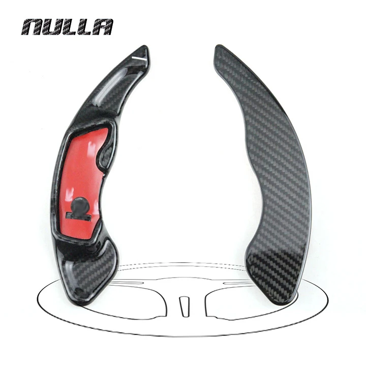 

NULLA Carbon Interior Accessories For Subaru Legacy Forester GT86 XV BRZ 2015 2016 2017 Steering Wheel Extension Paddle Shift