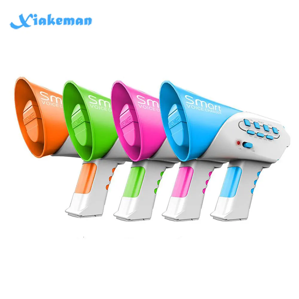 

Mini Horn Funny Kids Toys 7 Different Voices Smart Voice Changer Loudspeaker Children Education Sounding Toy Voice changing Horn