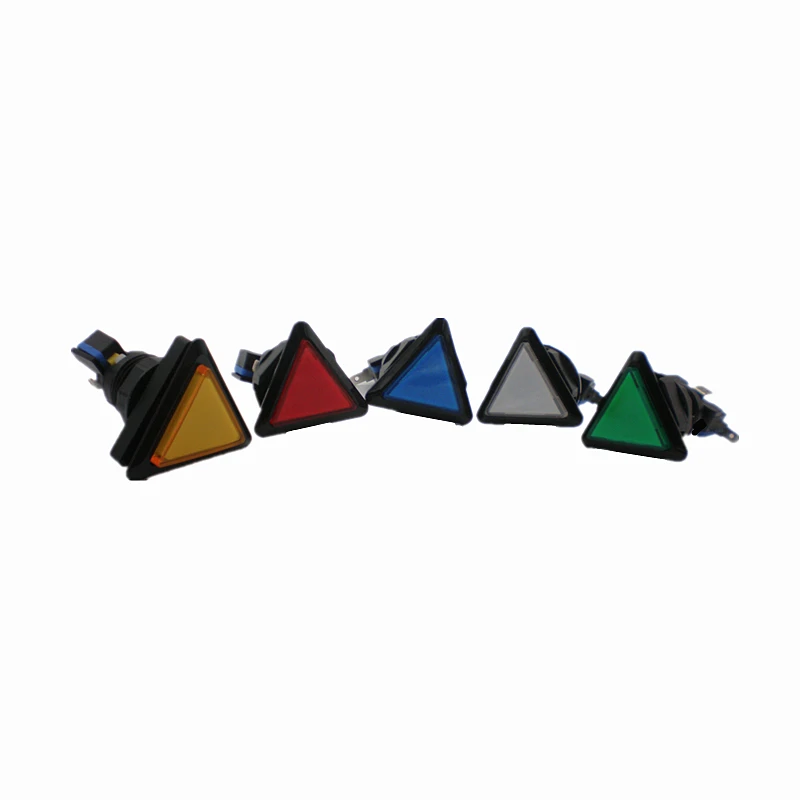 

1 PCS triangular shape Illuminated push button for arcade game machine