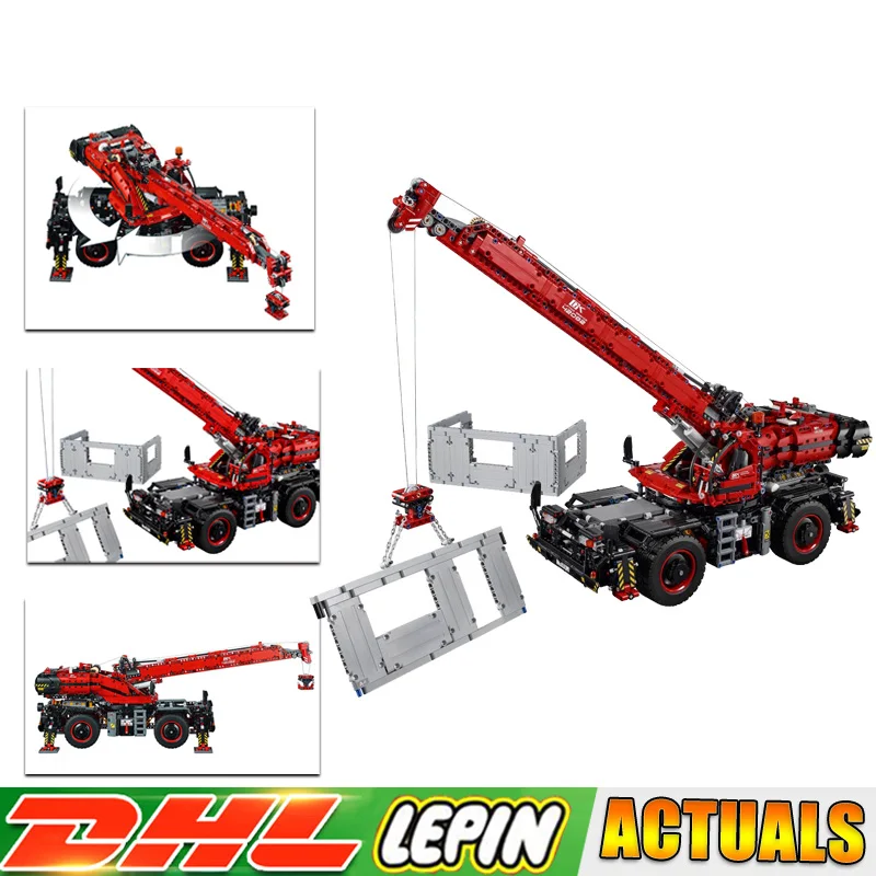 lepin rough terrain crane