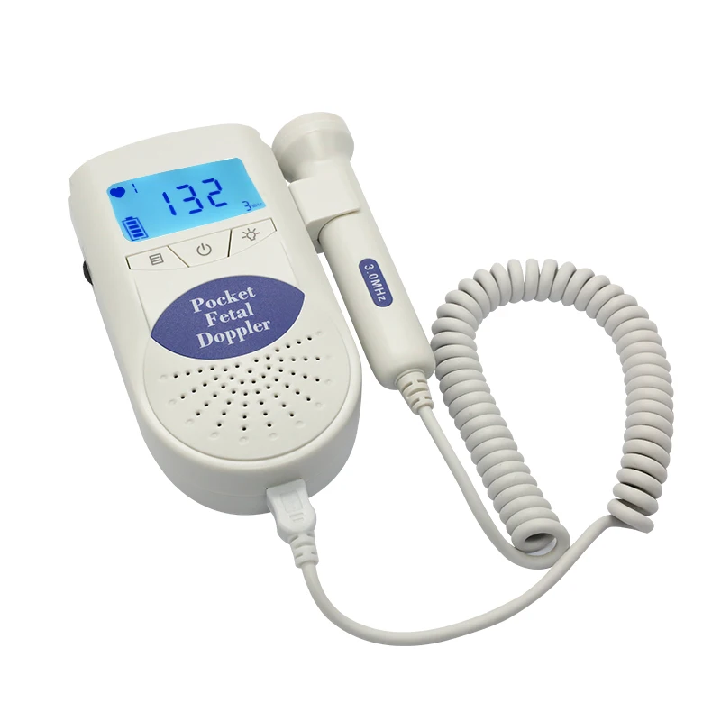 Jumper Large Back Light LCD display CE &FDA Angelsounds Fetal Doppler portable ultrasound fetal heart monitor with 3MHZ probe (5)
