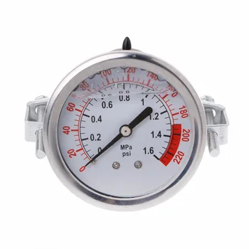 

0-1.6MPa 0-220psi Water Liquid Pressure Gauge Meter 1/4" f Reverse Osmosis Pump #Y05# #C05#