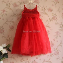 Платье для маленьких девочек платье для малышек с очень тонкой шёлковой сеткой для вуалеток бальная детская одежда с пайетками и блестками для вечеринок рождественское платье 2 цвета