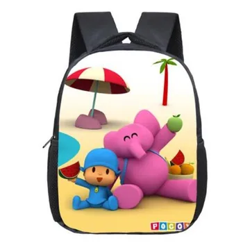 

Baby Toddler Bag Kids Best Gift Backpack 12 Inch POCOYO Elly Pato Loula Kindergarten Backpack Boys Girls Children School Bags