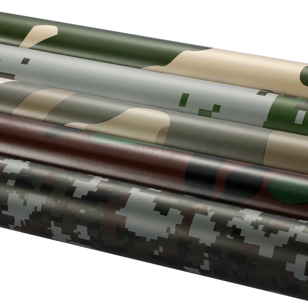 10x100 см Цифровой Лесной зеленый камуфляж пустыня виниловая пленка ...