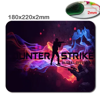 

Counter Strike CS GO Anti-Slip Rectangle Large Rubber Soft Mouse Pad Customized Supported in 220mmx180mmx2mm 250mmx290mmx2mm