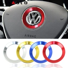 Эмблема рулевого колеса для 2011-2016 VW Volkswagen golf 6 golf 7 POLO CC Tiguan PASSAT TOURAN Scirocco BEETLE