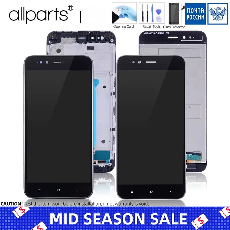 5.5" Original Display For Xiaomi Mi A1 LCD Touch Screen