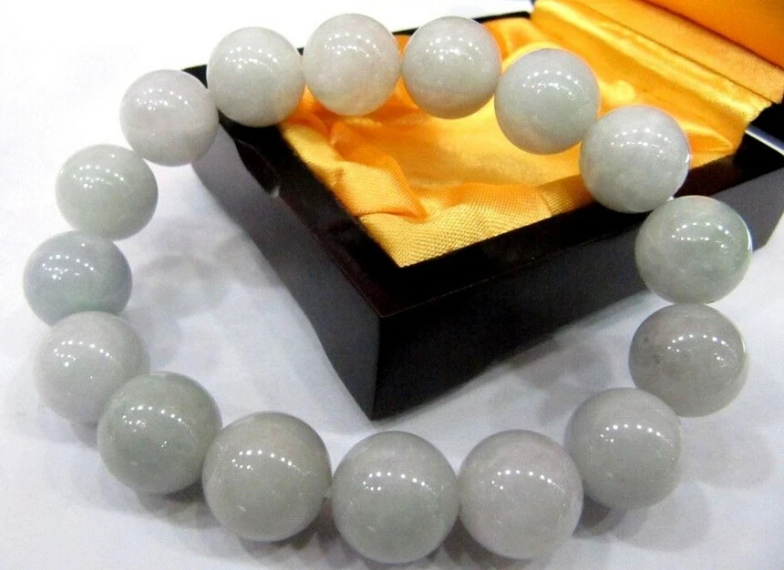 

1284 Best Natural Chinese A Grade Jade Beads Bracelet