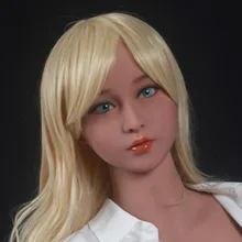 NEW Top quality Tan skin sex doll head for silicone adult dolls, oral sex toys for life size sex doll, sex products