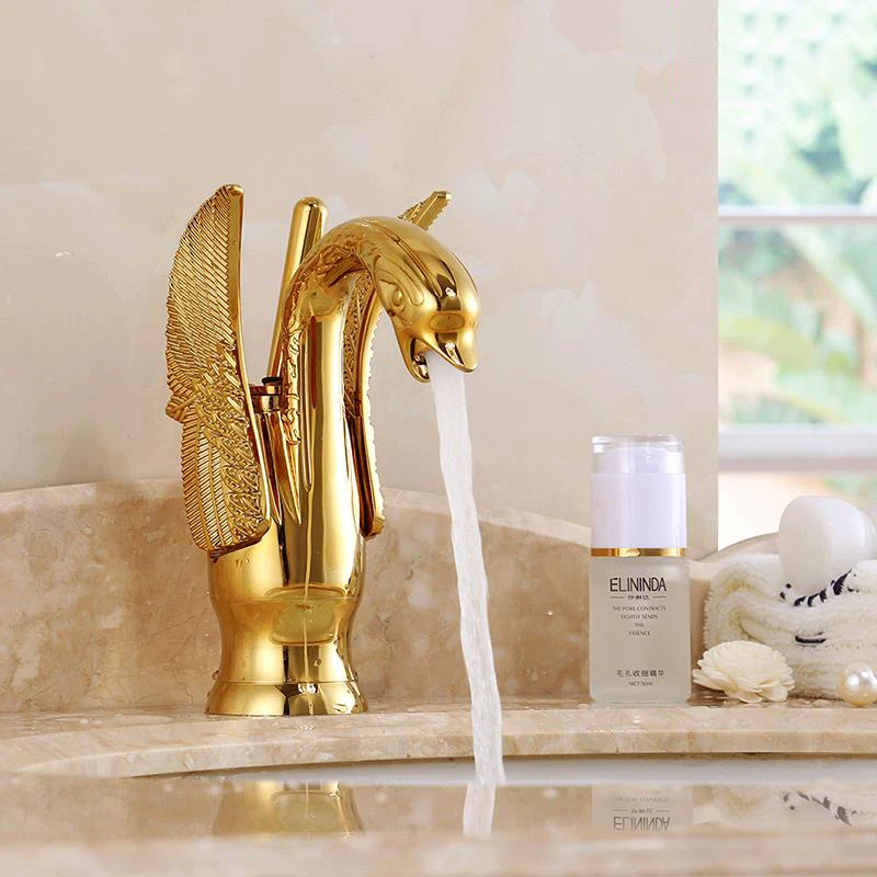 

Luxury Heighten Bathroom Basin Faucet Vessel Sink Mixer Deck Mounted Chrome Finished