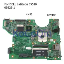 KoCoQin материнская плата для ноутбука DELL Latitude E5510 материнская плата 09226-1 CN-0GY40F 0GY40F HM55