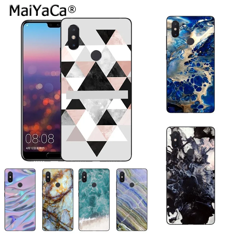 Роскошный модный чехол MaiYaCa sh4967 с мраморной текстурой гранита для xiaomi mi 8 se 6 note2 note3