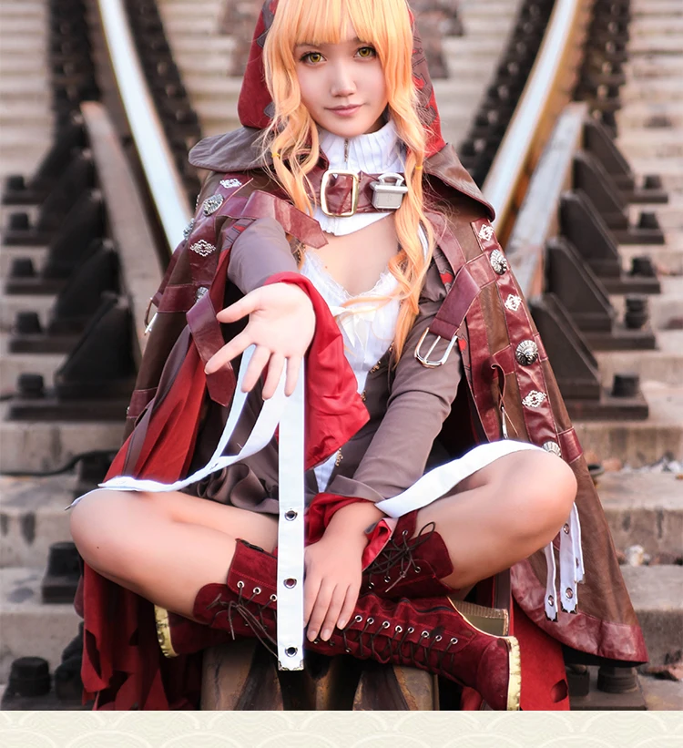 CosplayLove SINoALICE Cosplay Costume Dead Alice Red Riding Hood Dress Cosplay Costume Full Suit Custom Made (11)
