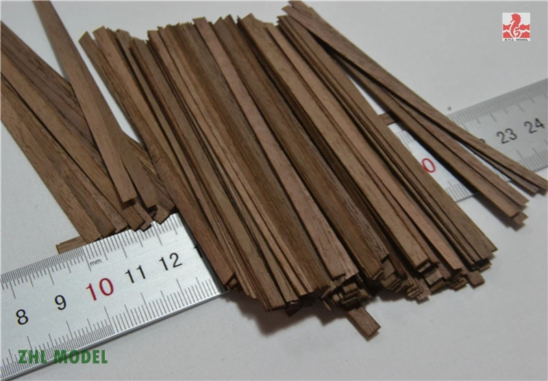 ZHL Sapele деревянные полоски(короткие), 100 штук модель корабля