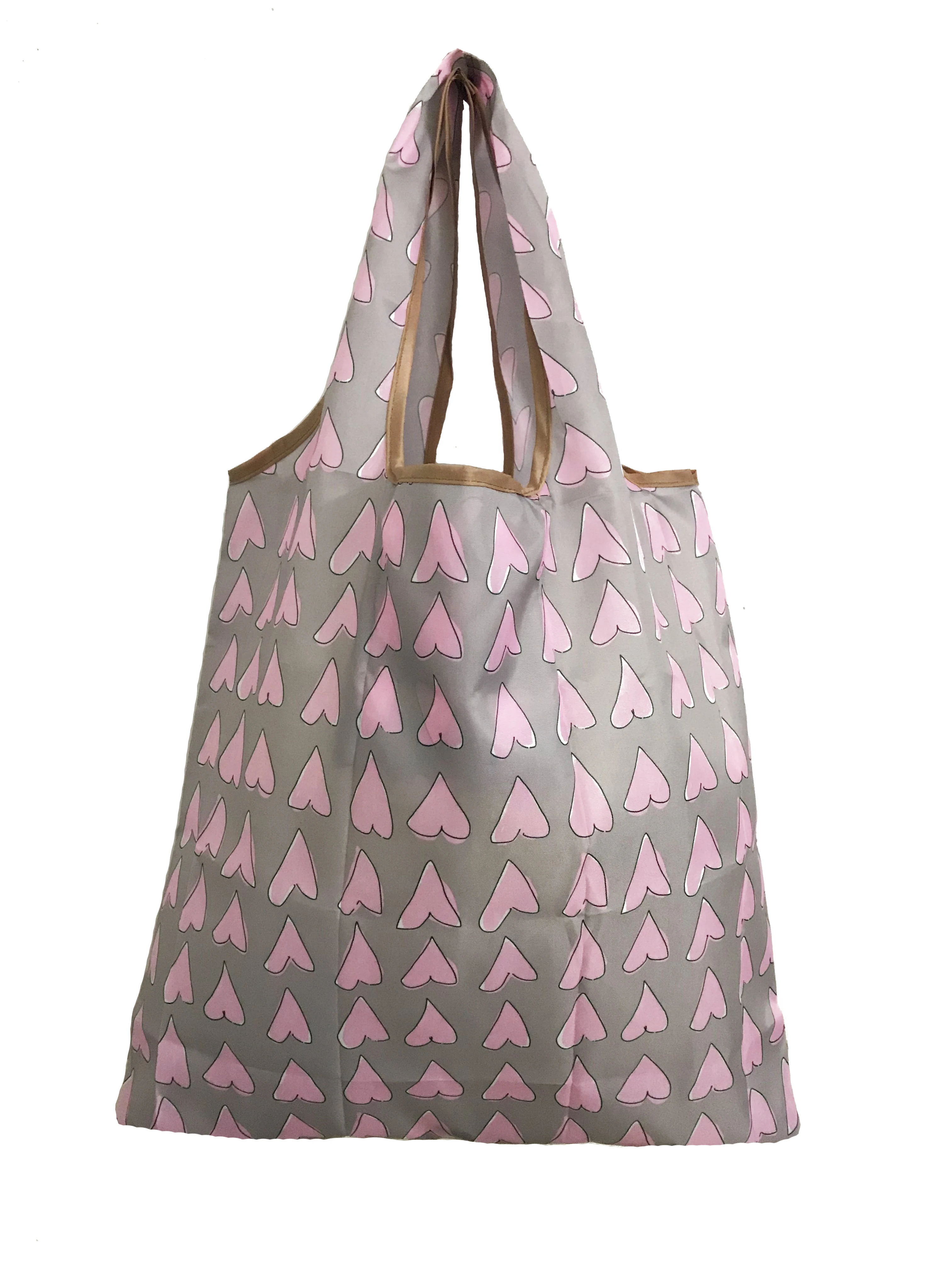 Водонепроницаемая складная сумка для покупок, многоразовая вместительная сумка с модным принтом - Цвет: H