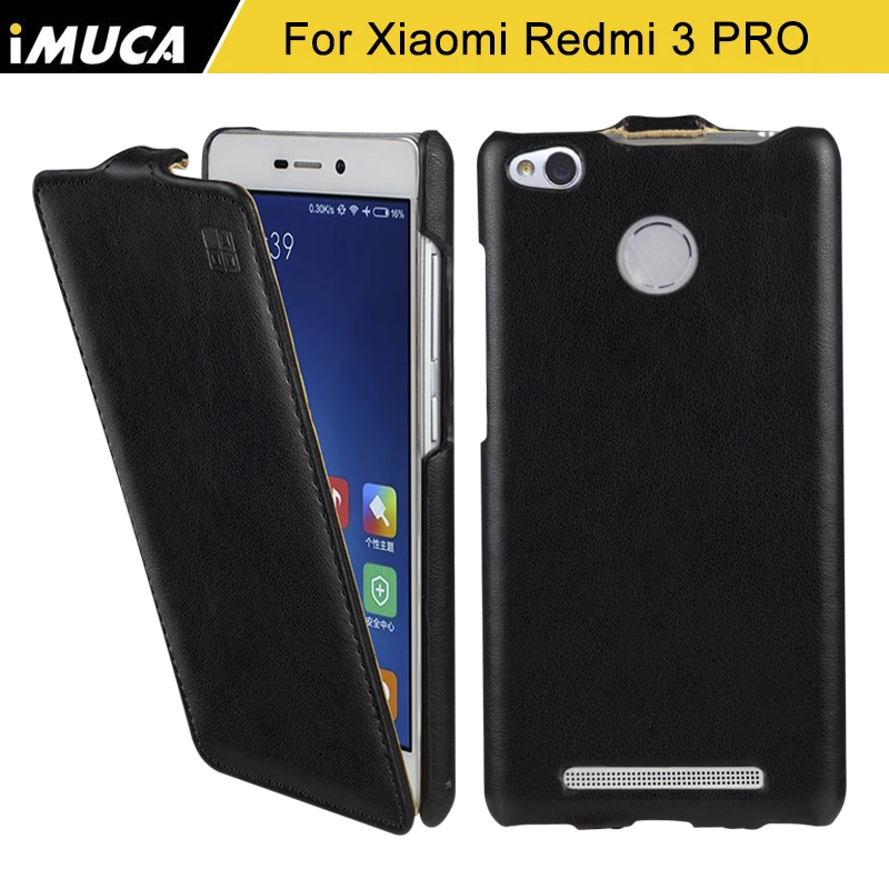 For xiaomi redmi 3 pro case xiaomi redmi 3 pro cover luxury flip leather case For redmi 3 pro Xiaomi Redmi 3S iMUCA Brand Case