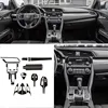 Autocollants 3D en Fiber de carbone pour Console centrale de voiture, autocollants de moulage à changement de couleur pour Honda Civic 10e ► Photo 1/5