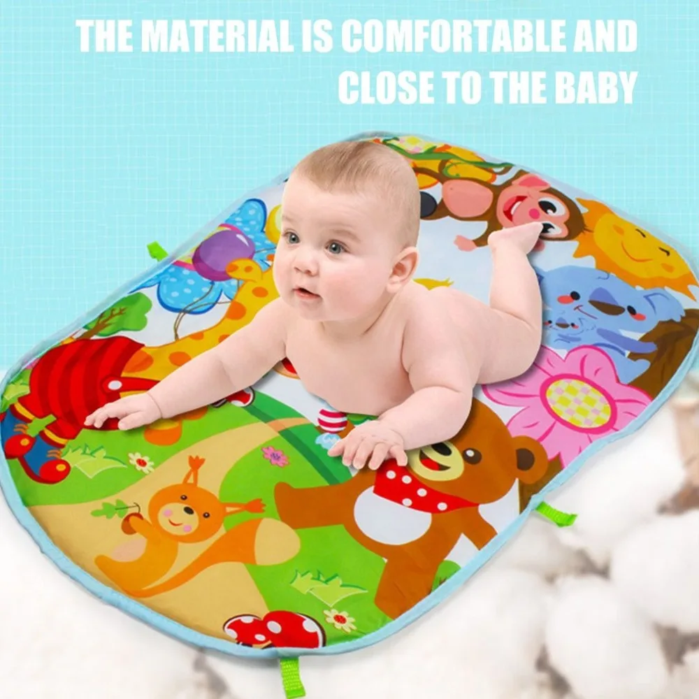  New 3 in 1 Baby Play Mat Rug Toys Crawling Music Play Game Developing Mat with Piano Keyboard Infan