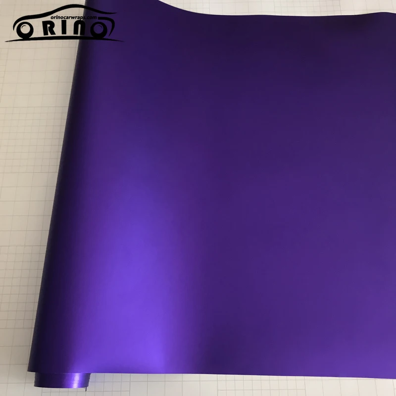 Purple Matte Metallic Chrome Vinyl Film Wrap-6