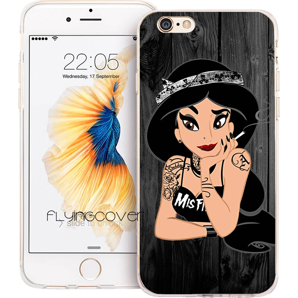 

Coque Princess Jasmine Clear Soft TPU Silicone Phone Cover for iPhone X 7 8 Plus 5S 5 SE 6 6S Plus 4S 5C iPod Touch 6 5 Case
