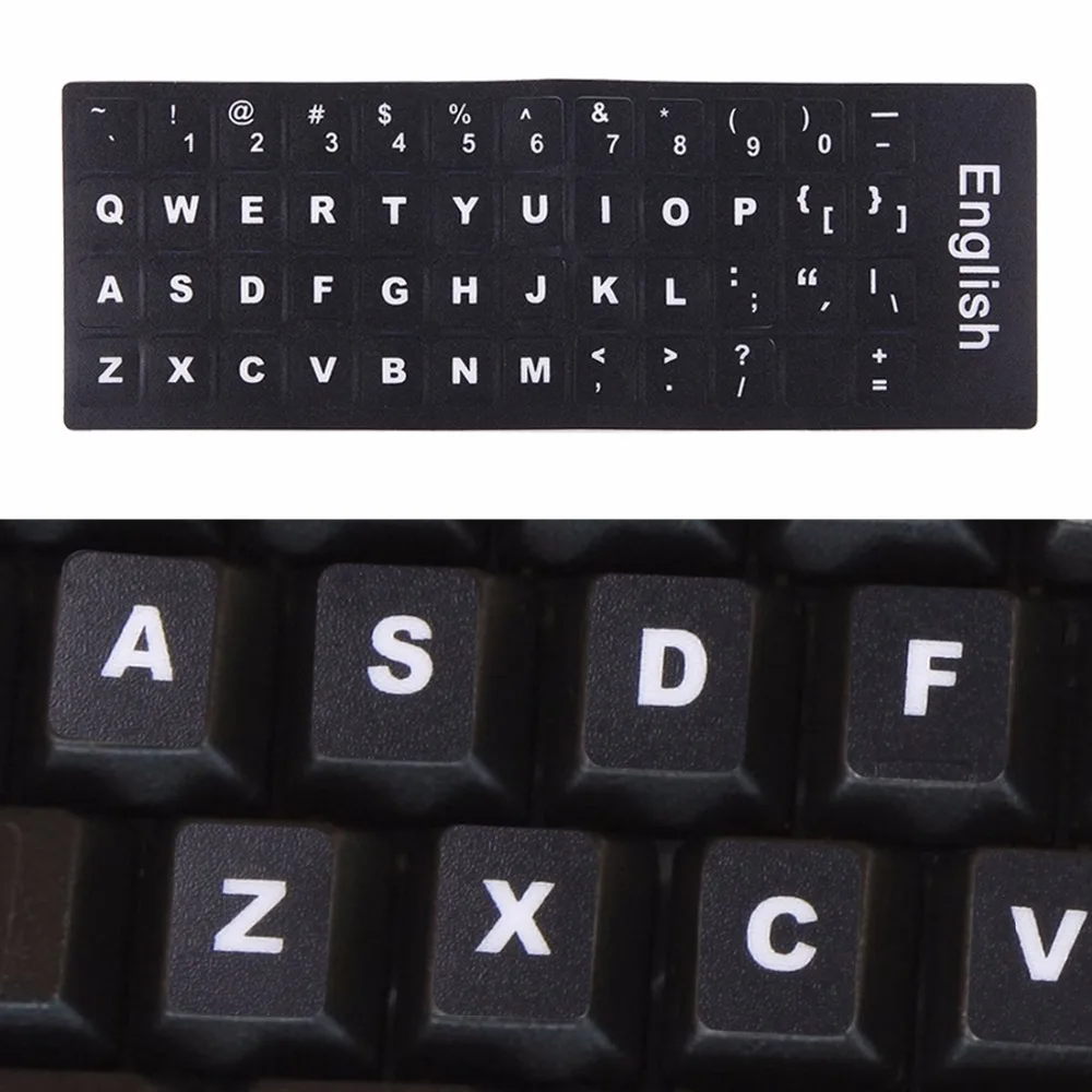 Keyboard Film Cover Independent Paste English Keyboard Stickers for