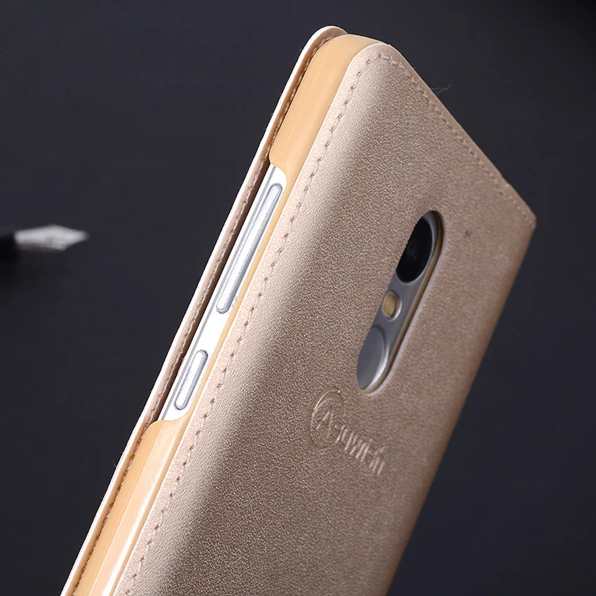 Кожаный магнитный флип чехол для Xiaomi Redmi Note 4x Note4 4 Pro X Note4x Φ Xiomi Xaomi Smart View чехол|case for