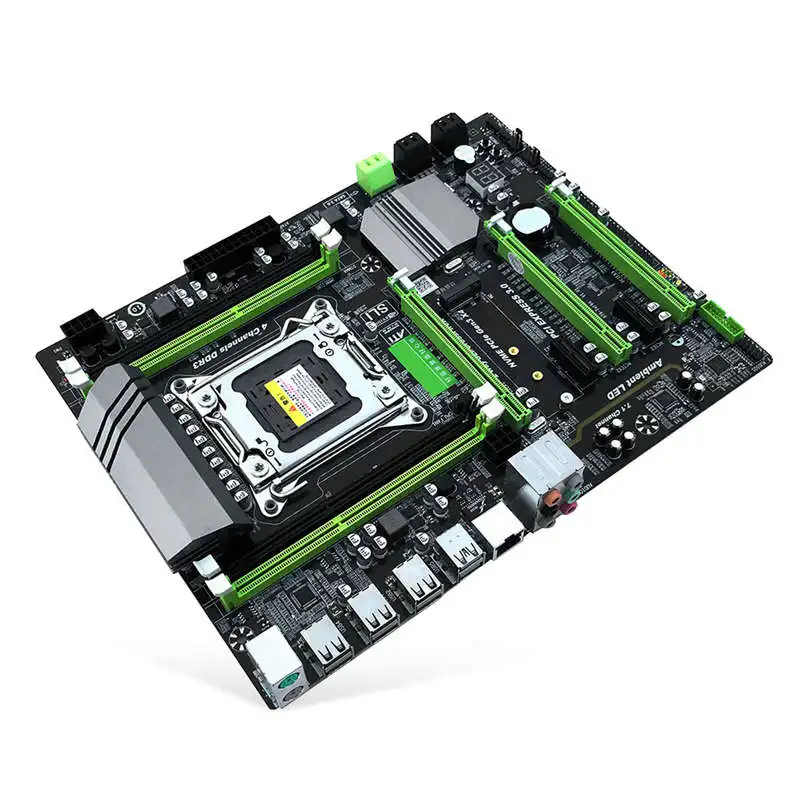 x79t X79T DDR3 настольных ПК Материнские платы 2011 Процессор компьютера 4 канала материнская плата Поддержка M.2 E5-2680V2 для Intel B75 N - Цвет: x79t