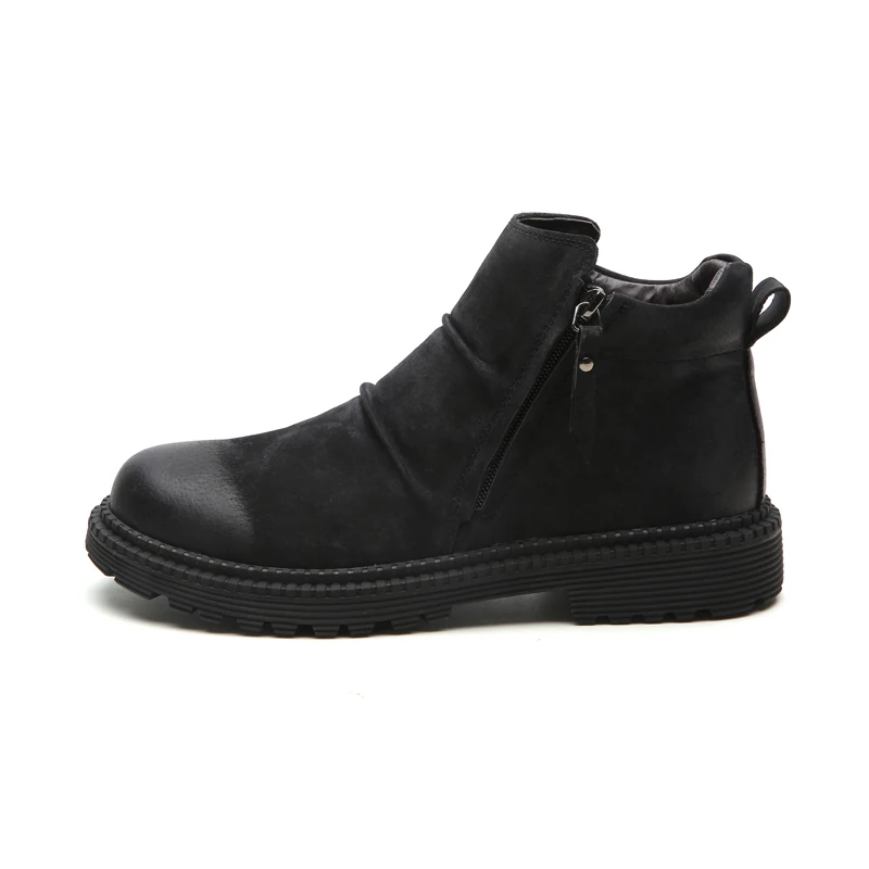 2 Cálidos Nuevos Tamaño 46 La 39 5 3 Zapatos De Casuales Estilo Genuinos 1 Masculinas Más Los Británico Invierno Hombres Del Motocicleta El Romano 4 6 Cuero Tiempos Botas cq8qtBRwpS