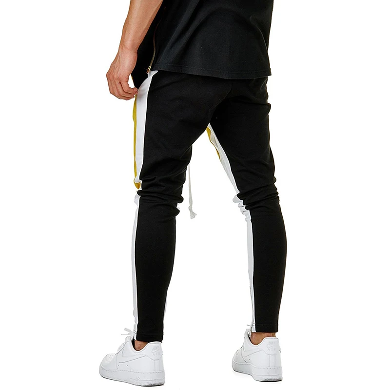 New Fashion Slim Men Pants Hip Hop Tracksuit Bottoms Skinny Joggers Men's Sweat Track Zipper Long Pants Fitness Trousers New Fashion Slim Men Pants Hip Hop Tracksuit Bottoms Skinny Joggers Men's Sweat Track Zipper Long Pants Fitness Trousers