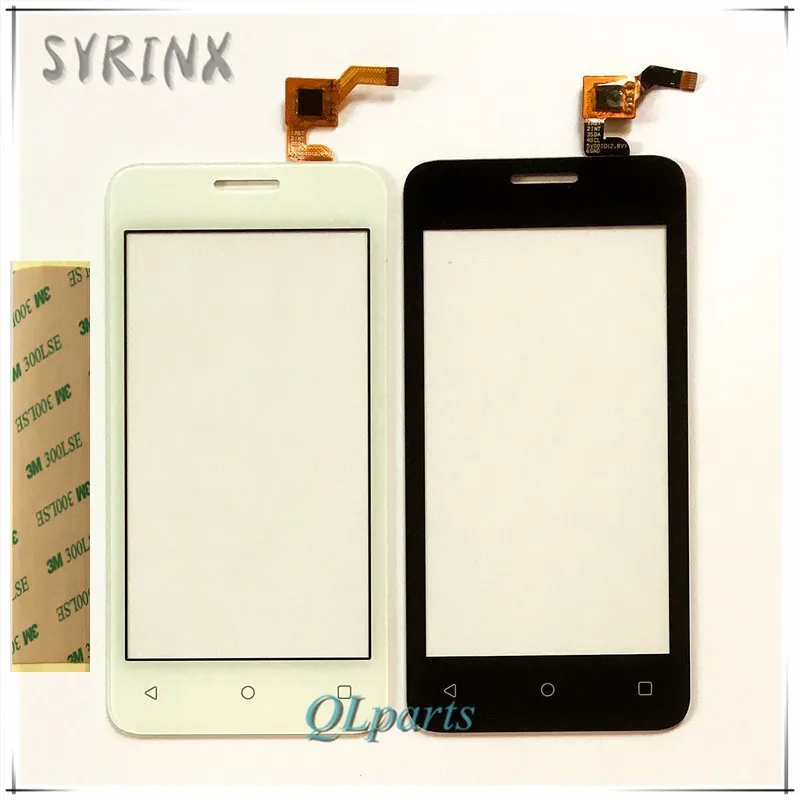 

Syrinx With 3M Tape Mobile Phone Touchscreen For Fly Stratus 6 FS407 Touch Screen Digitizer Front Glass Panel Sensor Repair