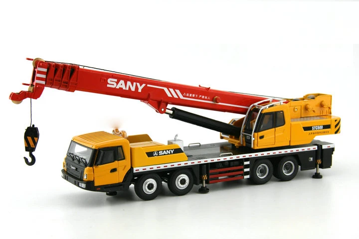 Модель из сплава в масштабе 1:43 SANY STC500 Автомобильный Кран Инженерная техника