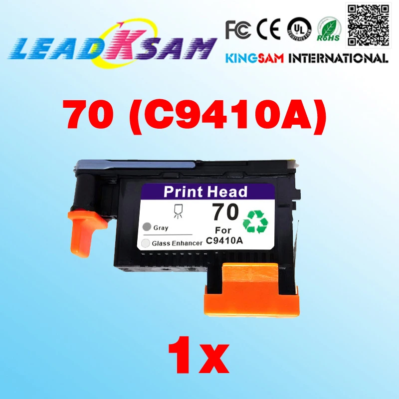 1 шт. для 70 печатающей головки совместимой с hp70 C9410A серая/стеклянная печатающая